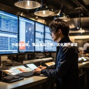 外卖运营师，高效推动订单，优化用户体验