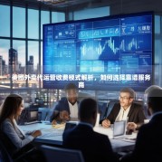 美团外卖代运营收费模式解析，如何选择靠谱服务商