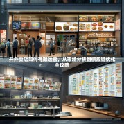 开外卖店如何有效运营，从市场分析到供应链优化全攻略