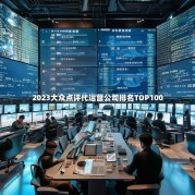2023大众点评代运营公司排名TOP100