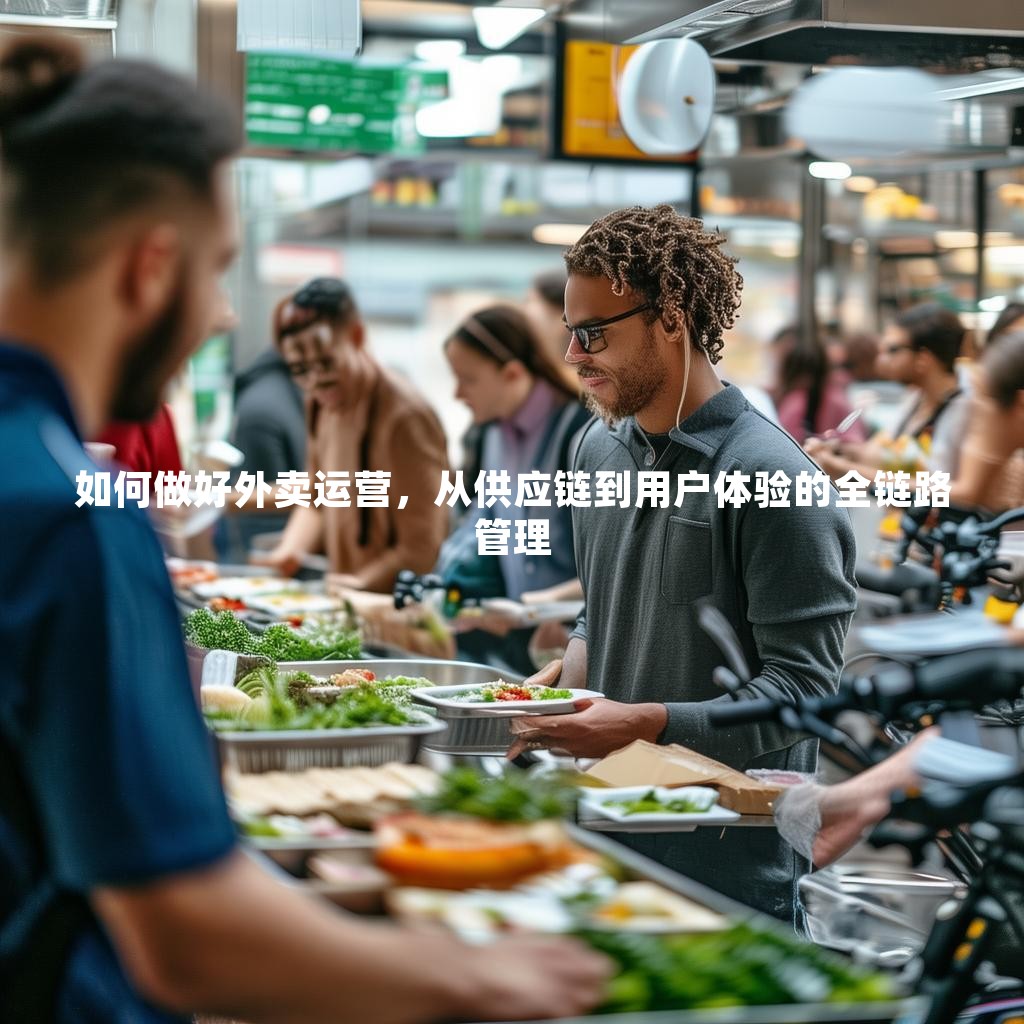 如何做好外卖运营，从供应链到用户体验的全链路管理 - 外卖社